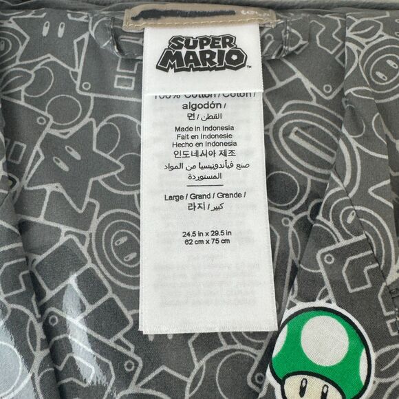 Pottery Barn Teen Super Mario Power-Up Glow-in-the-Dark Loose Fit Pajama Set L - Picture 5 of 10
